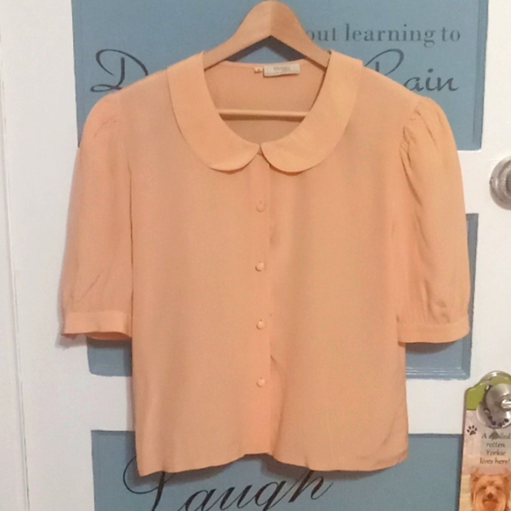 USED BIZAN ROMA SHORT SLEEVE BLOUSE
